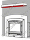diagram of mantel shield installed