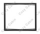 Inch Black Decorative Zen Front