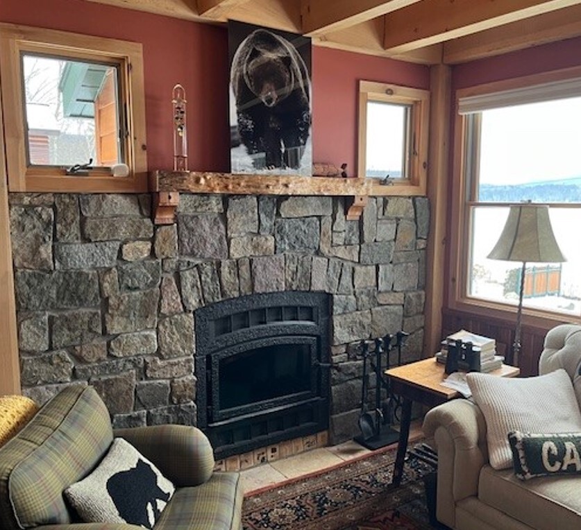 Hearthstone WFP-75 wood fireplace.