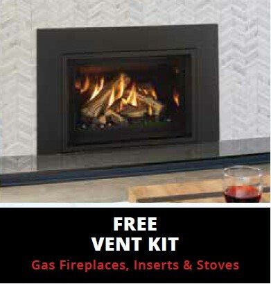 free vent kit with purchase of gas fireplace, insert or stove