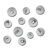 Firehole Slotted Tungsten Beads - White