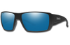 Guide's Choice XL ChromaPop Polarized Glass Sunglasses - Matte Black/Polarized Blue Mirror