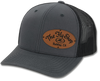 TFS Leather Patch Trucker Hat - Charcoal/Black
