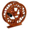 Galvan Brookie Fly Reel - Front - Orange