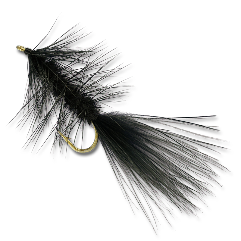 Pure Wooly Bugger Black Streamer Trota - Foto 11