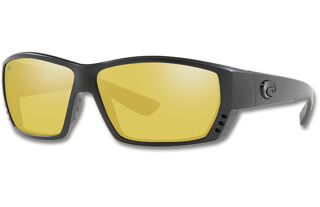 Tuna Alley Polarized Glass 580 Sunglasses - Blackout/Sunrise Silver Lightwave Glass