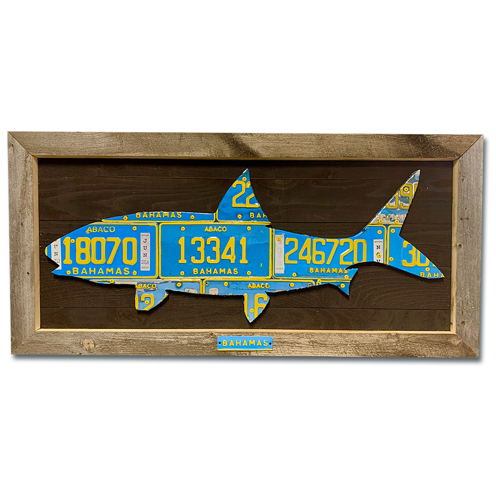 Bonefish License Plate Art Cody Richardson The Fly Shop