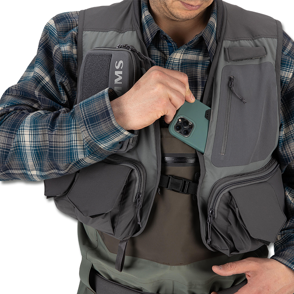 Simms Freestone Vest at The Fly Shop