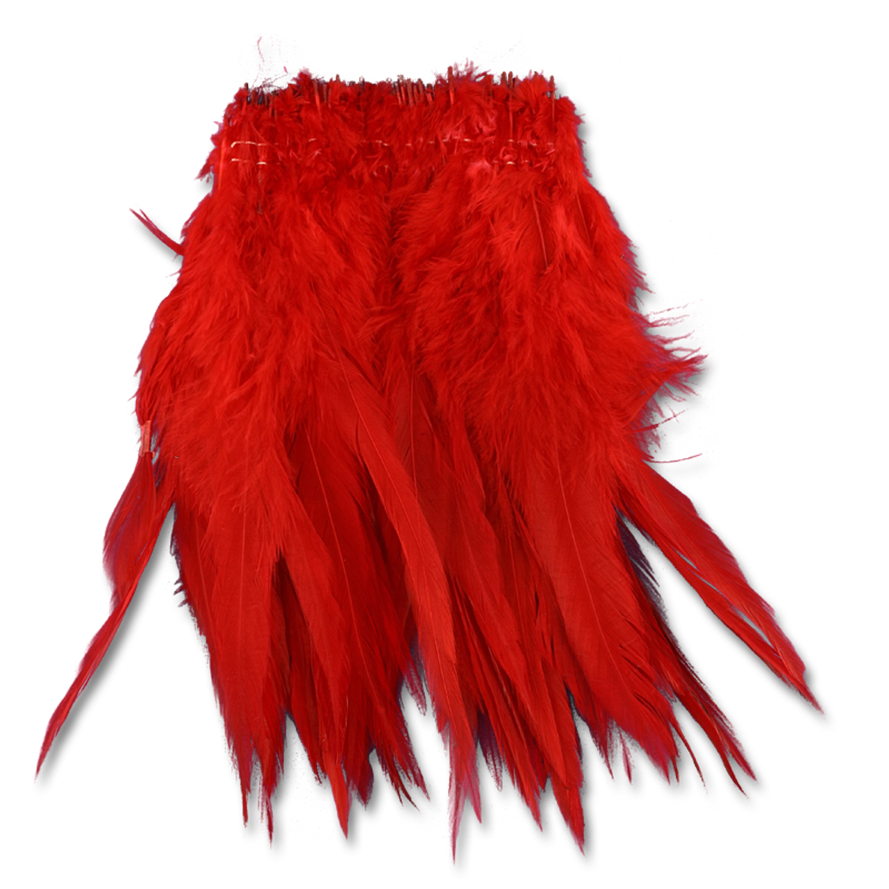 Super Strung Webby Saddle Hackle - Red