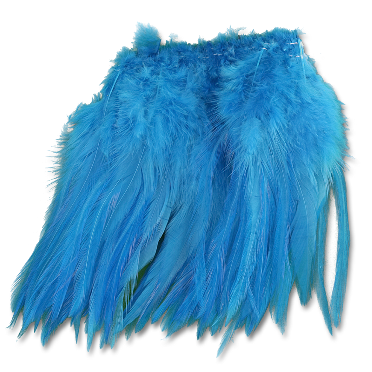 Super Strung Webby Saddle Hackle - Kiingfisher Blue