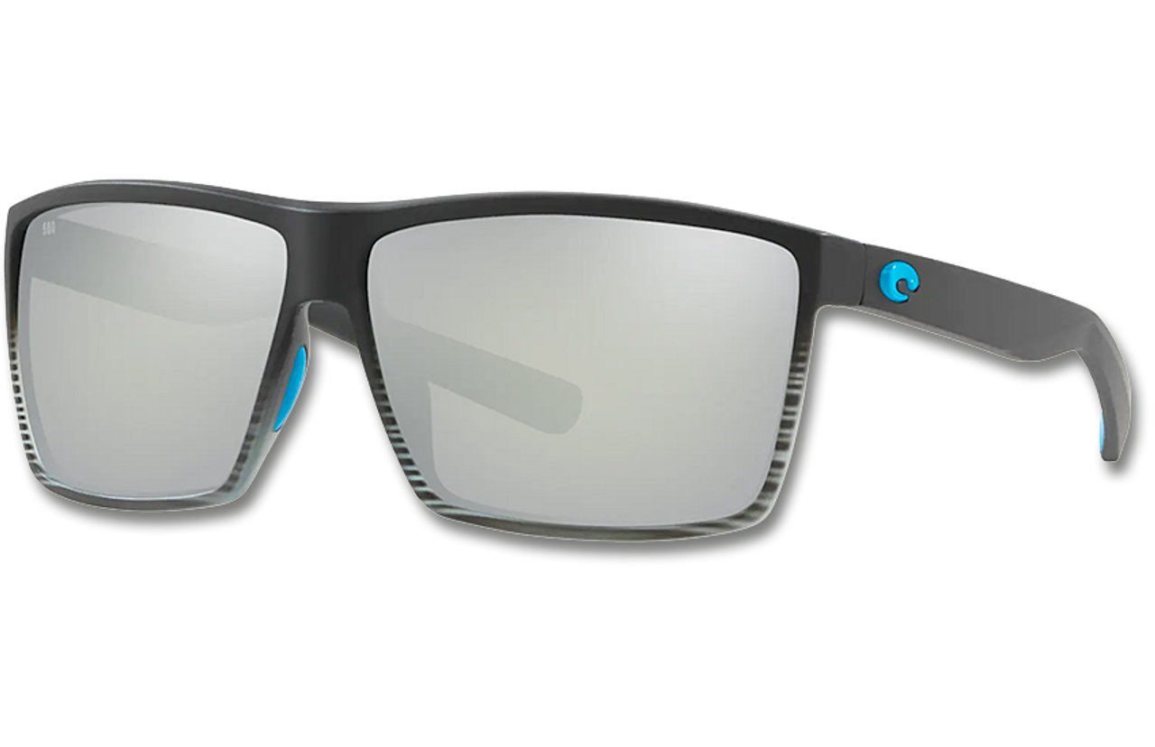 Rincon Polarized 580 Sunglasses - Matte Smoke Crystal Fade/Gray Silver Lightwave Glass