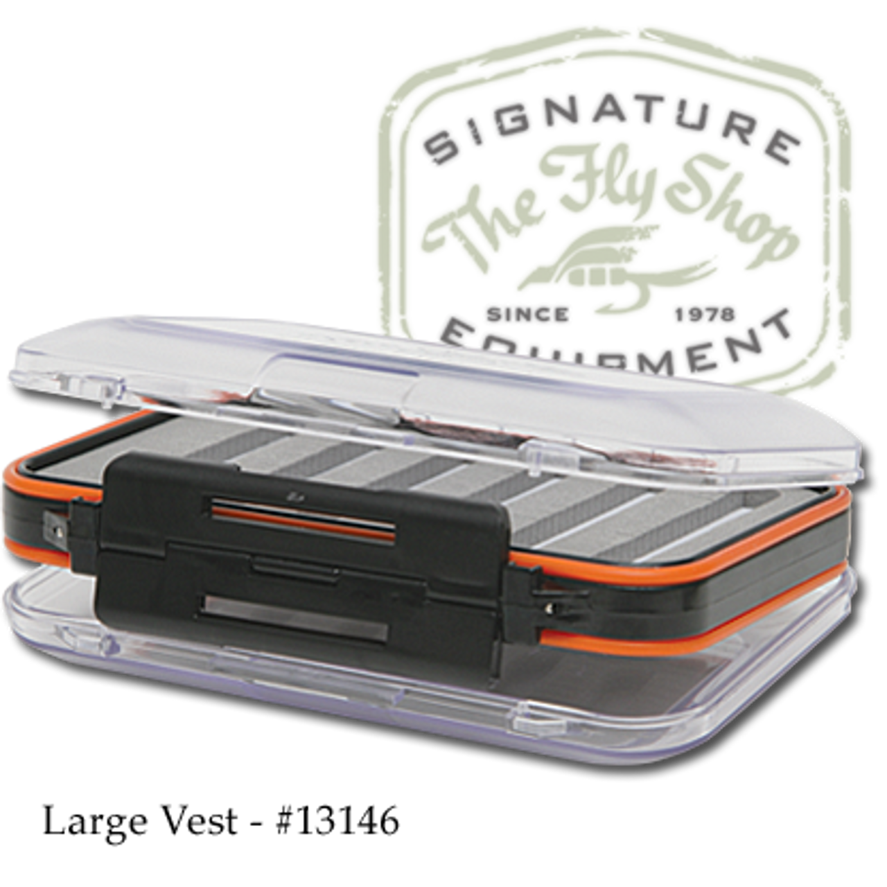 The Fly Shop's Signature Double-Sided Waterproof Fly Box - Large