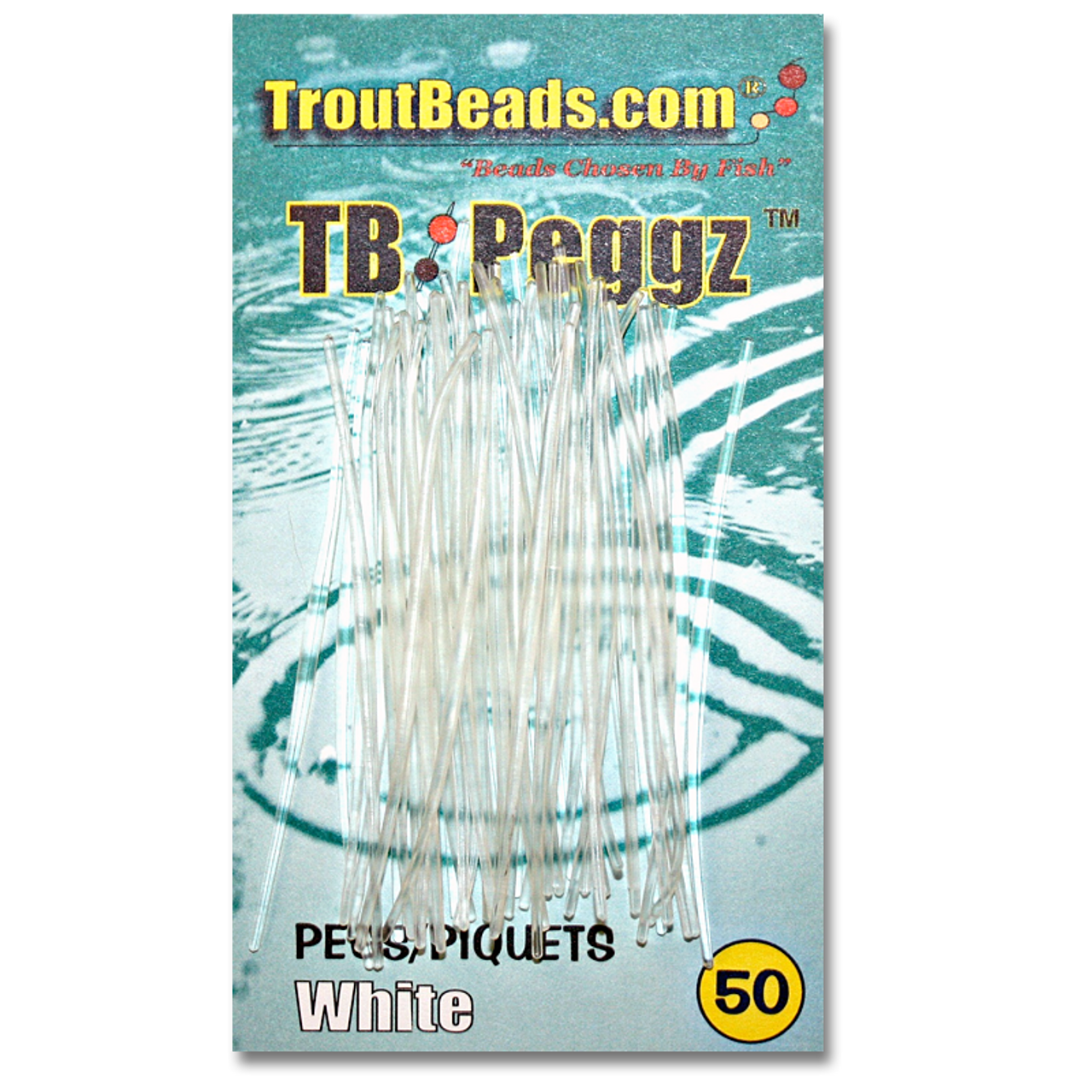 TB (Trout Beads) Peggz - White