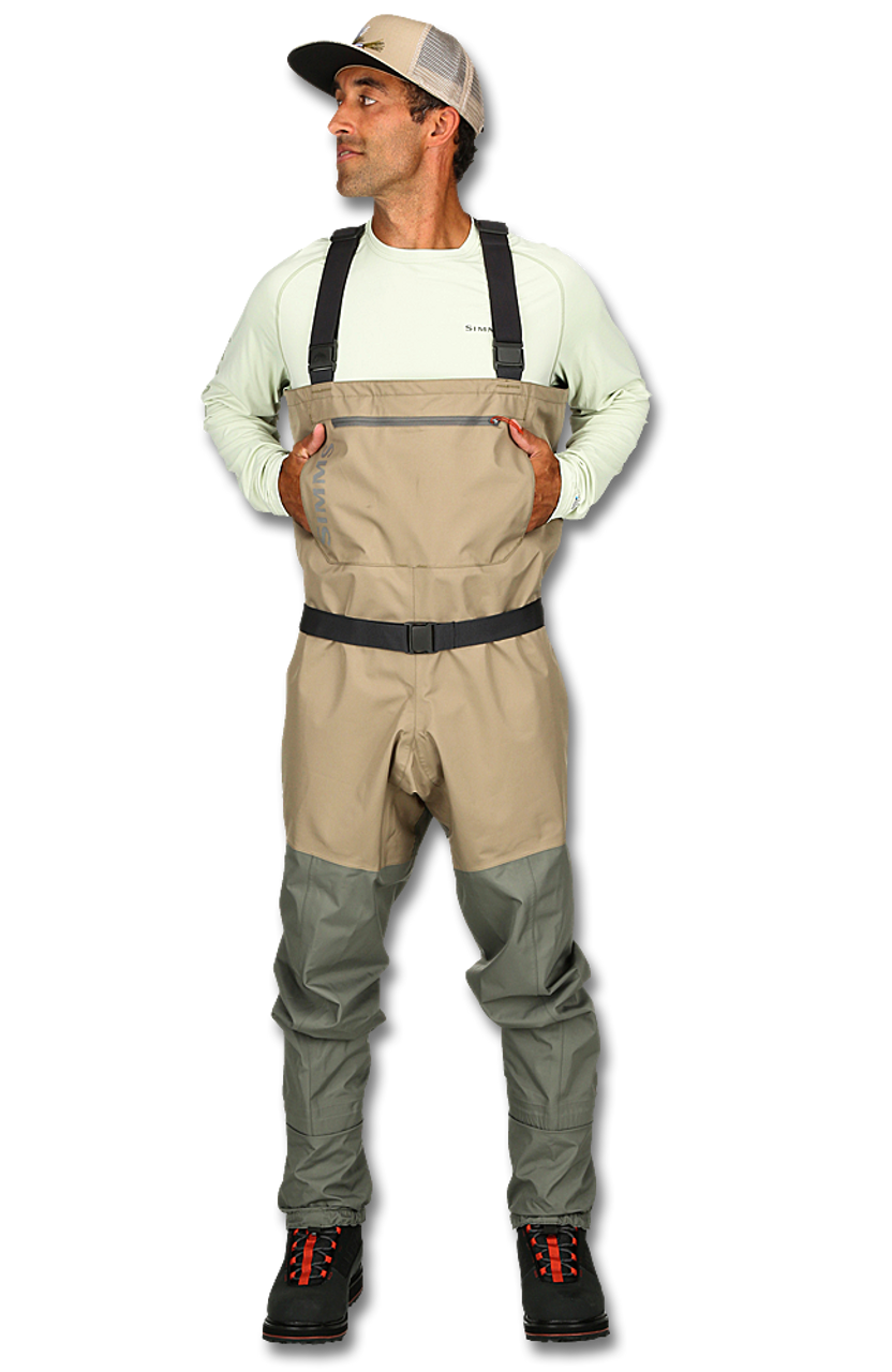 Simms Men's Tributary Stockingfoot Wader - Tan