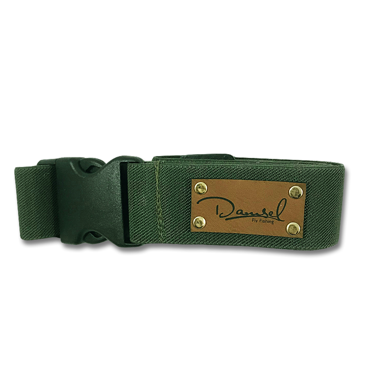 Damsel Fly Fishing Wading Belt - Deep Green