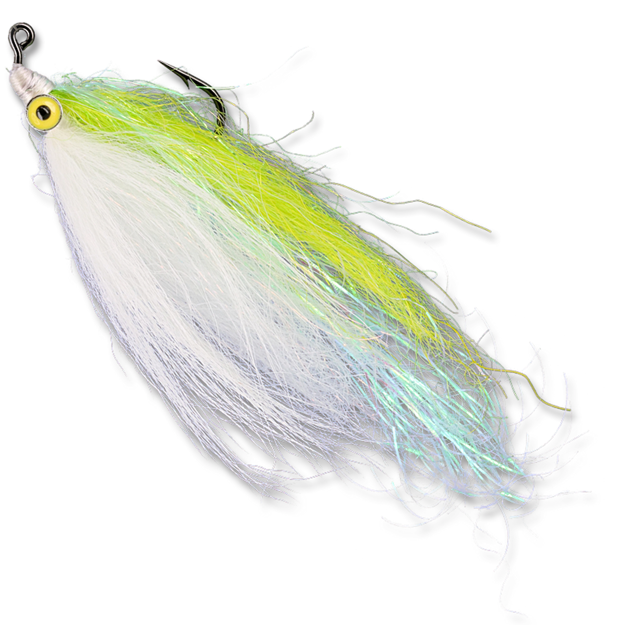 Flashtail Minnow Clouser - Chartreuse & White