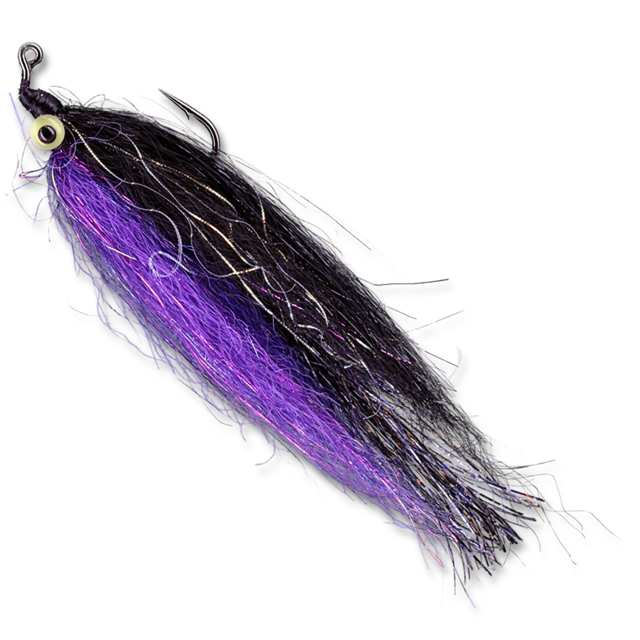 Flashtail Minnow Clouser - Black & Purple