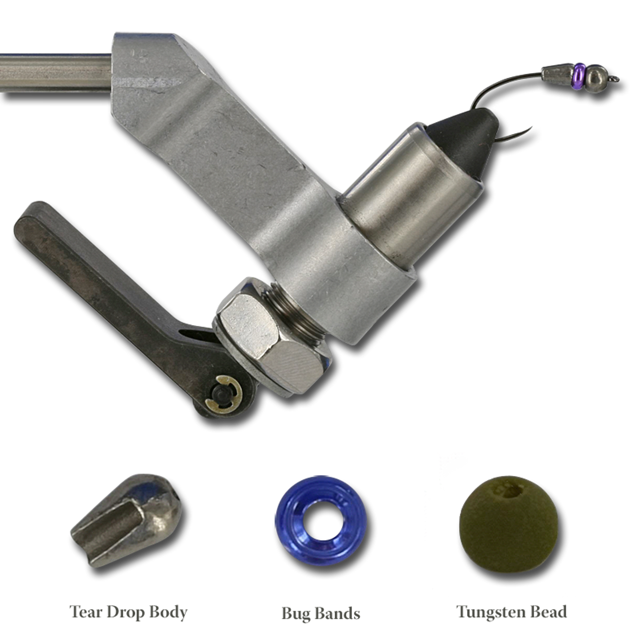 Firehole Sample Layout - Tear Drop Bodies/Bug Beads/Tungsten Bead