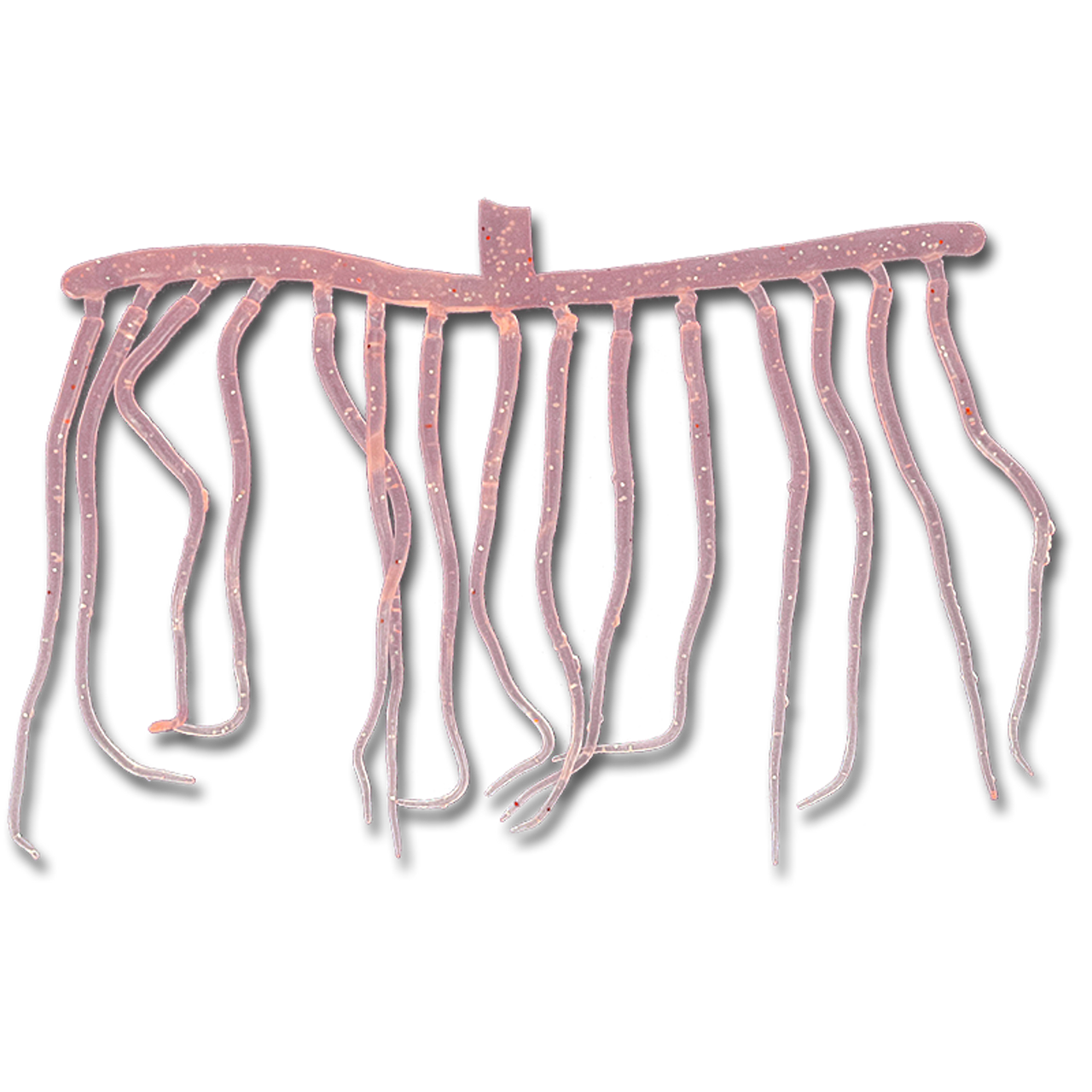 Mini Squiggle Worms - Fl. Pink