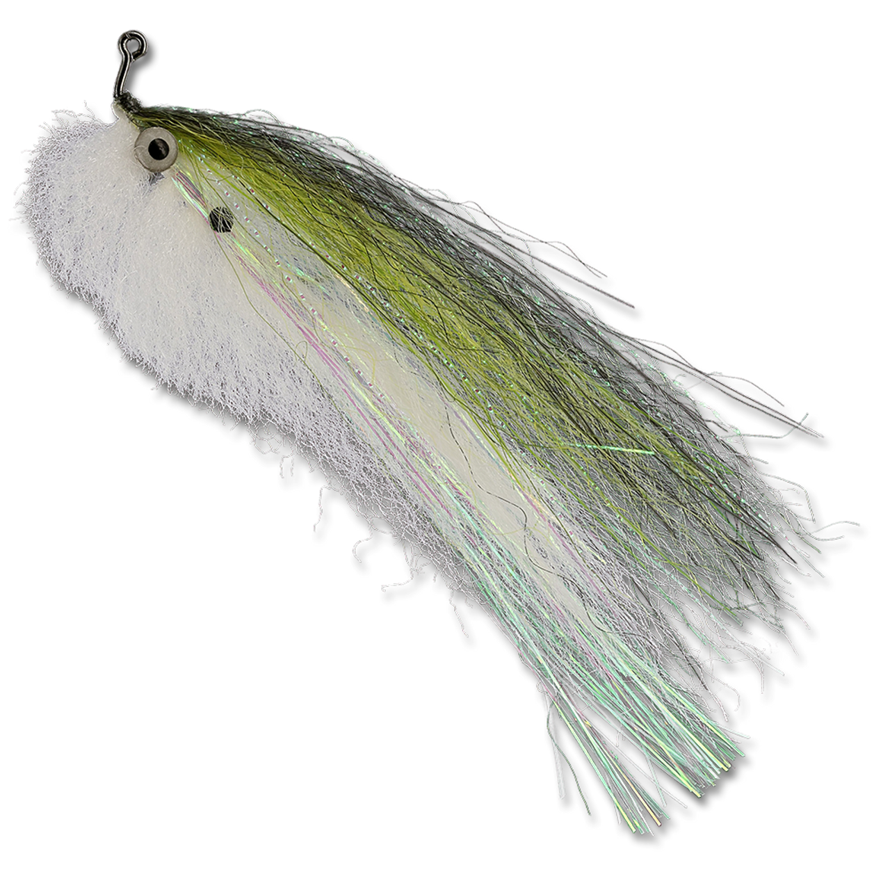 Spot-on Baitfish - Olive & White