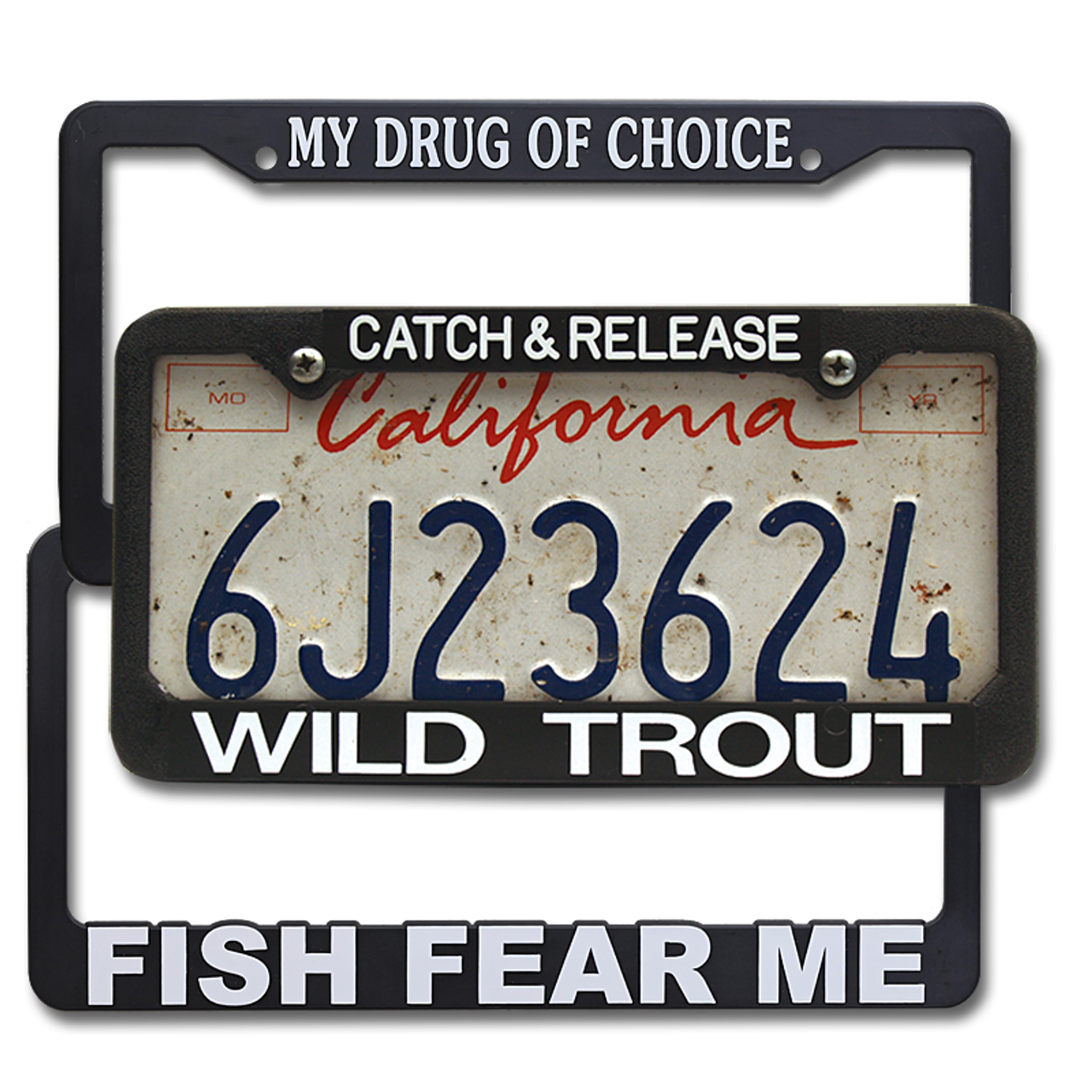 The Fly Shop's License Plate Holders