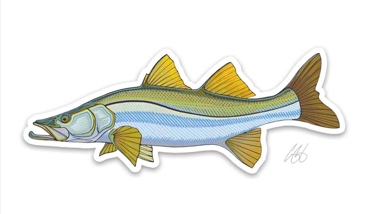 Casey Underwood Fish Decal - Snook
