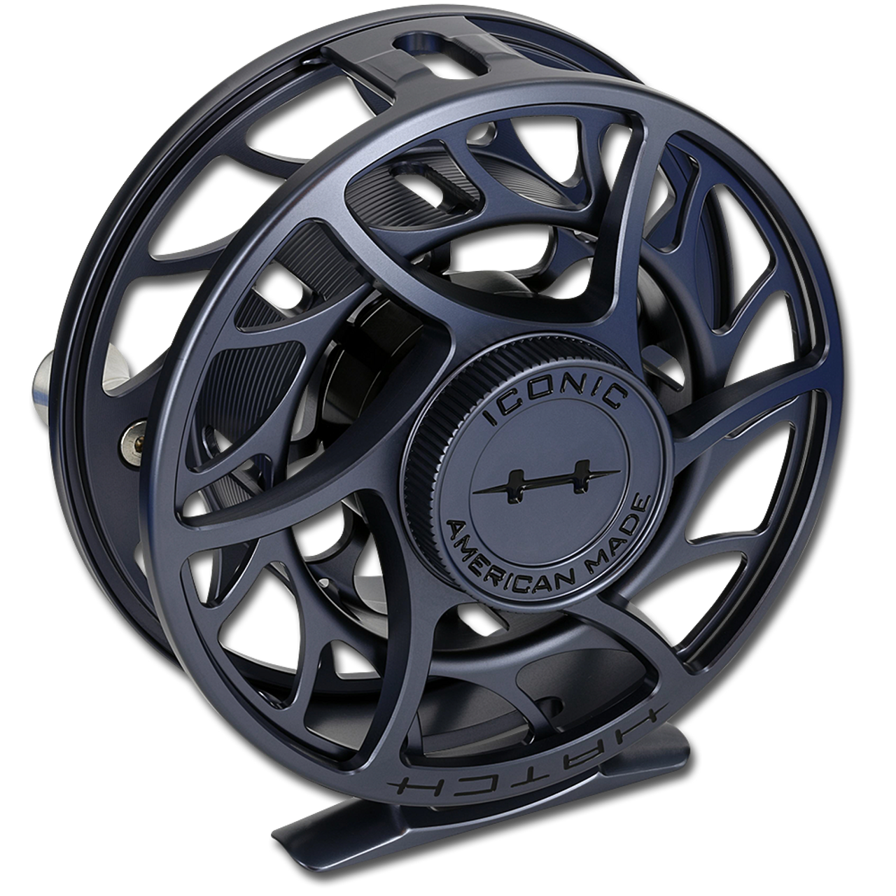 Hatch Iconic Fly Reels - Gray/Black (Back)