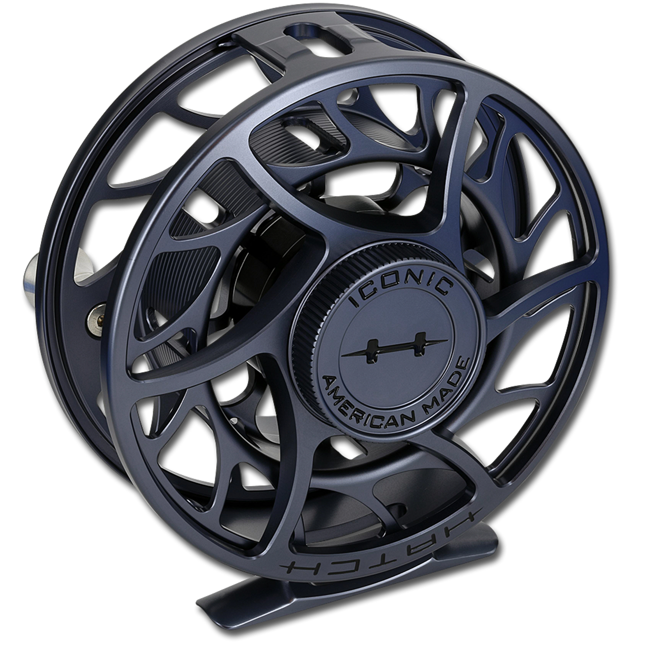 Hatch Iconic Fly Reels - Gray/Black (Back)