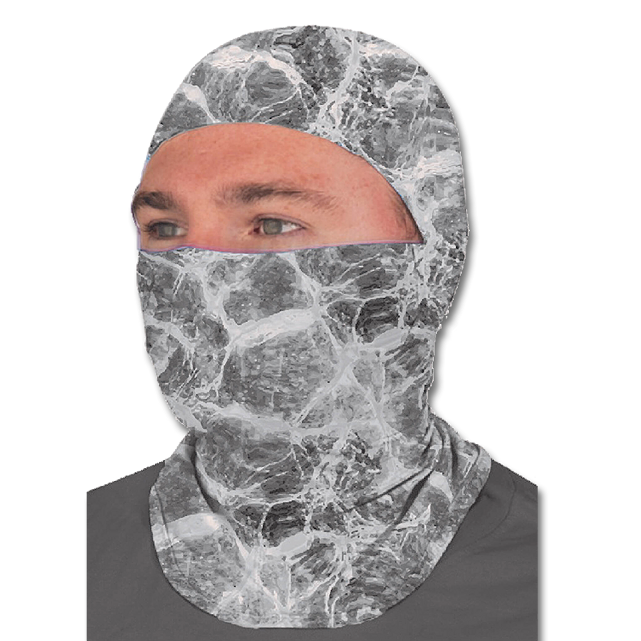 Glacier Sun Hood - Gray Camo