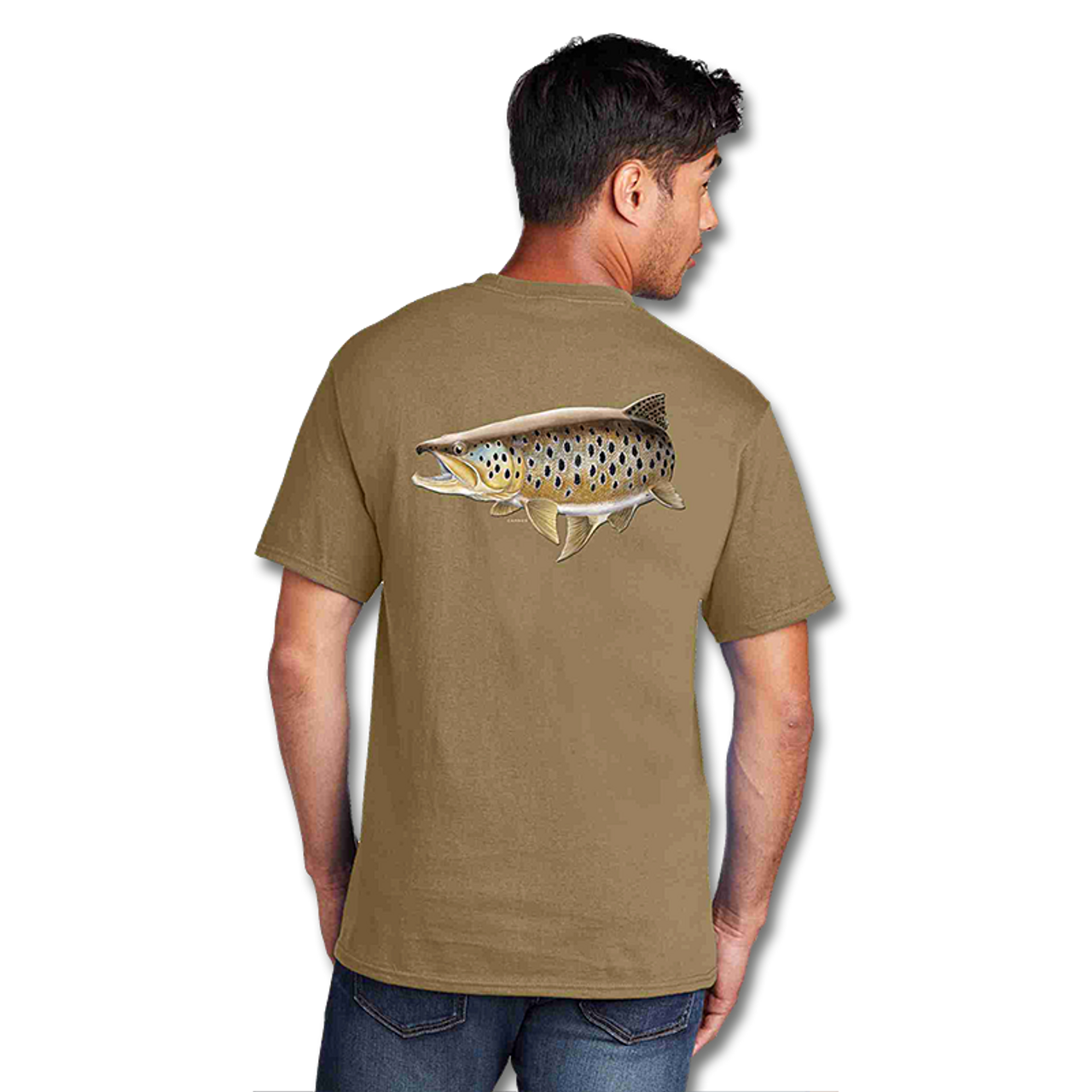 TFS Carnes Brown Trout T-Shirt - Back