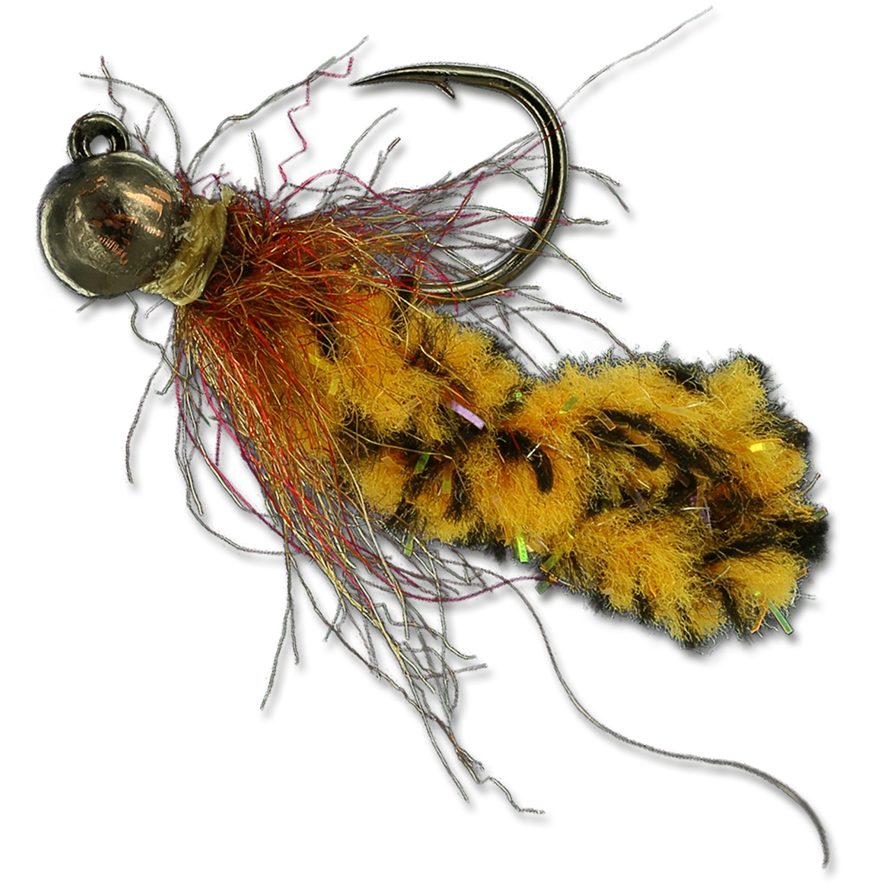 Jigged Mop Fly - Orange #10