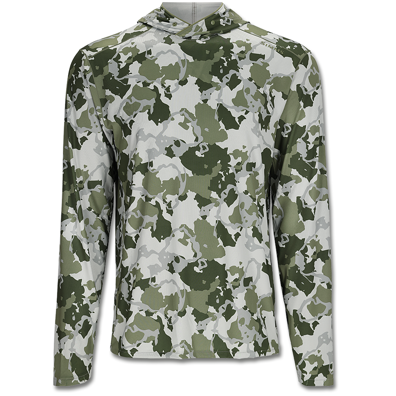 Simms Men's SolarFlex Hoody - Camo Clover