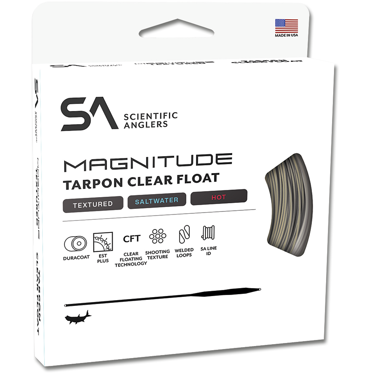 Scientific Anglers Magnitude Textured Tarpon Clear Floating Fly Line