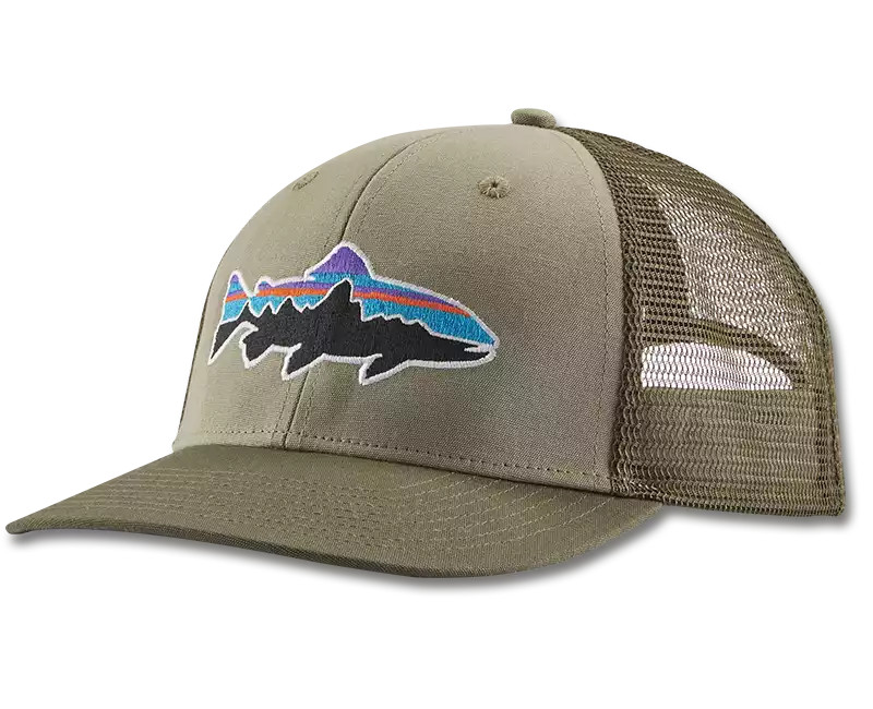 patagonia L バギーズブリマー ハット Fitz Roy Trout Patagonia Fitz Roy Trout Trucker - The Fly Shop