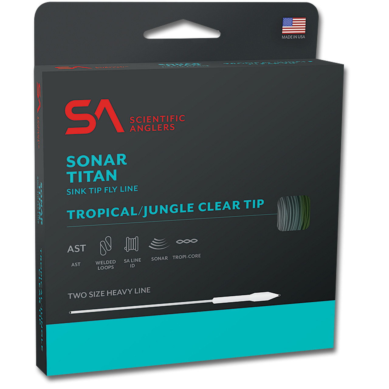SCIENTIFIC ANGLERS フライラインSONAR Scientific Anglers Sonar Titan Jungle Clear Tip Fly Line