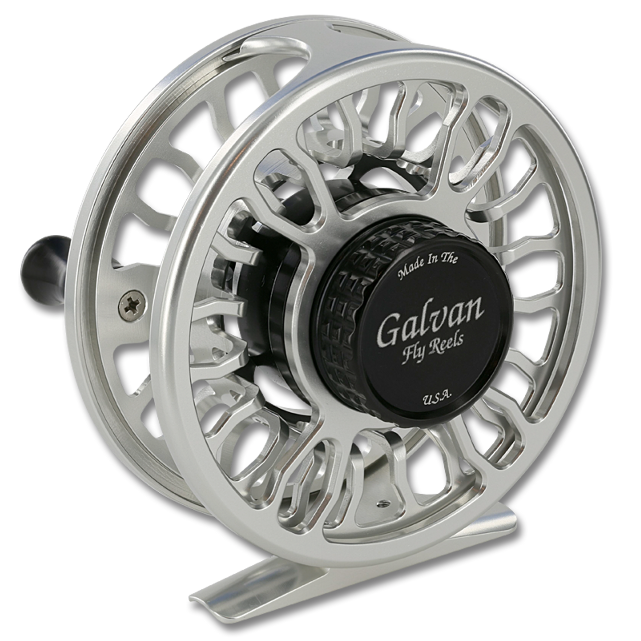 Galvan Grip Fly Reels - Back (black hub)