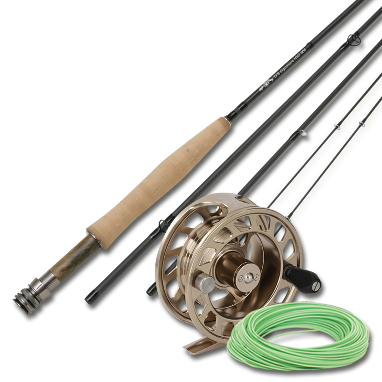 FLY FISHING ROD & REEL SET - 8.5 foot True Temper pole, line [0616160663] -  $30.00 : EdsGoodStuff, it's all good