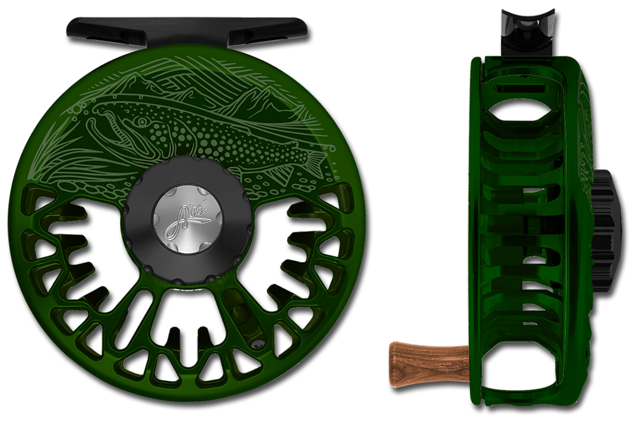 Abel Vaya Series Reels - Underwood Graphic - Deep Green