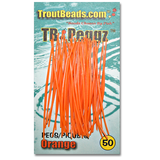 TB (Trout Beads) Peggz - Orange TB (Trout Beads) Peggz - Orange