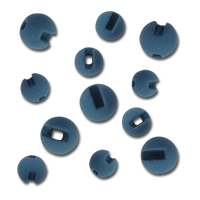 Firehole Slotted Tungsten Beads - Slate Blue