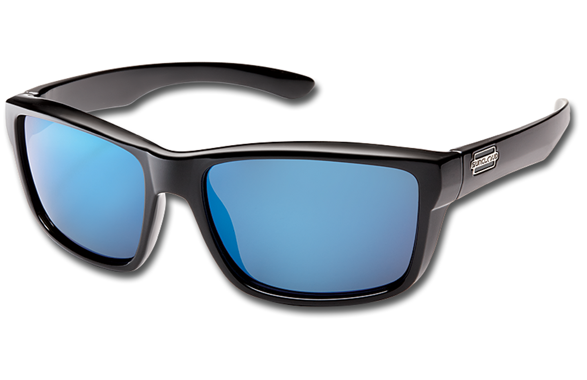 Blue Mirrored Polarized Sunglasses - Round Lens