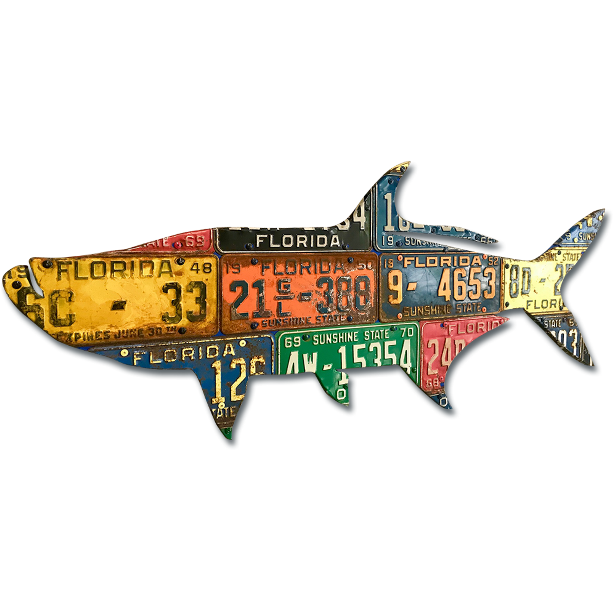 Colorado Antique Trout License Plate Art – Cody's Fish