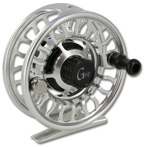 Galvan Grip Fly Reel - Front (clear with black)