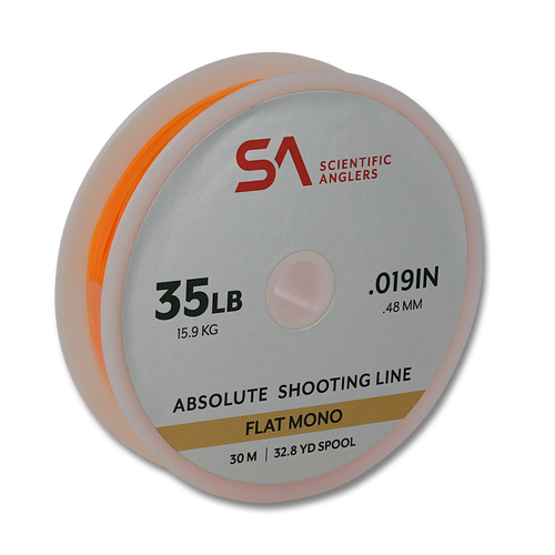 Scientific Anglers Absolute Flat Mono Shooting Line - 35 LB