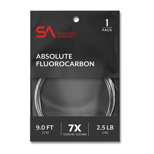 Scientific Anglers Absolute 9'0" Trout Fluorocarbon Leaders