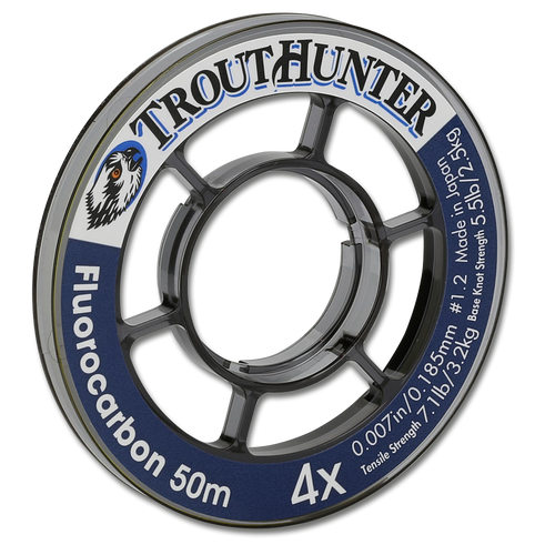  Trouthunter Fluorocarbon Tippet, 3 Pack 3X, 4X, 5X : Sports &  Outdoors