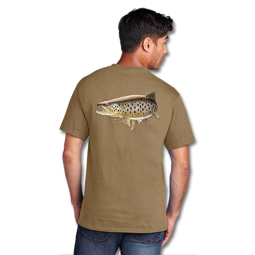 TFS Carnes Brown Trout T-Shirt - Back