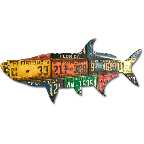 Cody's Fish License Plate Creations - Tarpon
