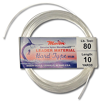 Mason Hard Mono Leader Material at The Fly Shop