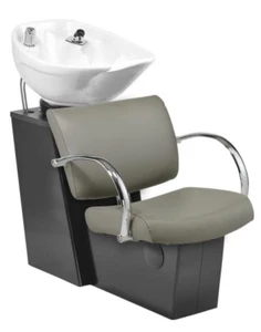 Pibbs Bari 5245 Tilt Bowl Backwash with Black Steel Base